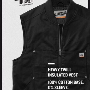 Duluth Trading Co Black Utility Vest